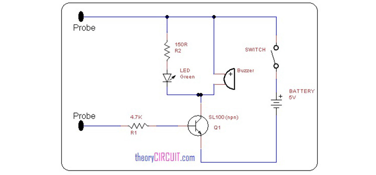 Simple Continuity Tester Circuit Using 555 Timer Circuits Gallery 