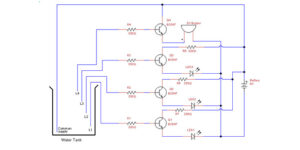 Circuit Diagram of Water Tank Low Level Alarm