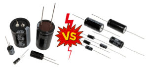 Radial vs Axial Capacitors